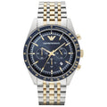 Emporio Armani Ar6088 Men S Blue Chronograph Watch