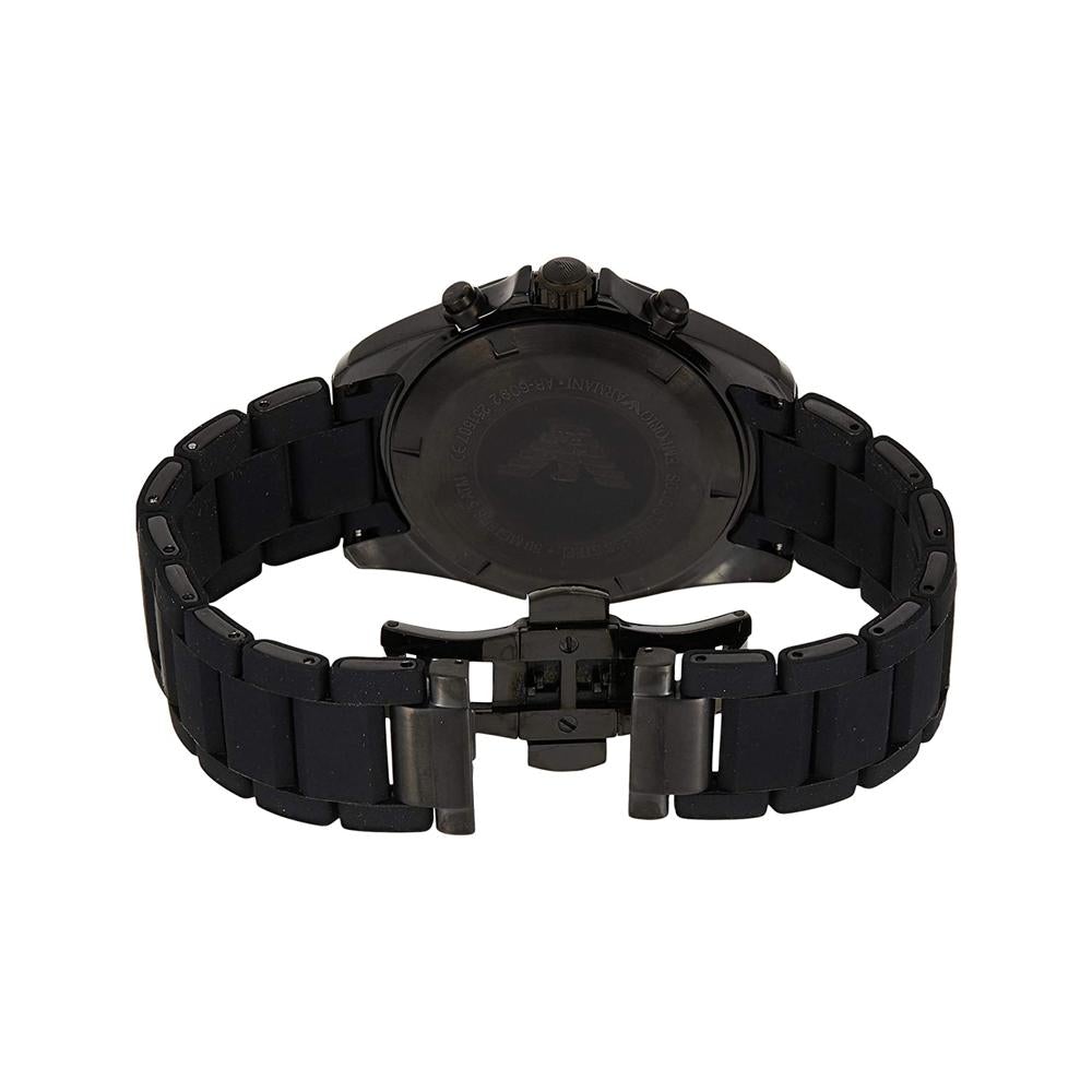 Emporio Armani Ar6092 Men S Black Chronograph Watch