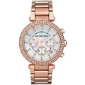 Michael Kors Mk5491 Ladies Parker Rose Gold Chronograph Watch