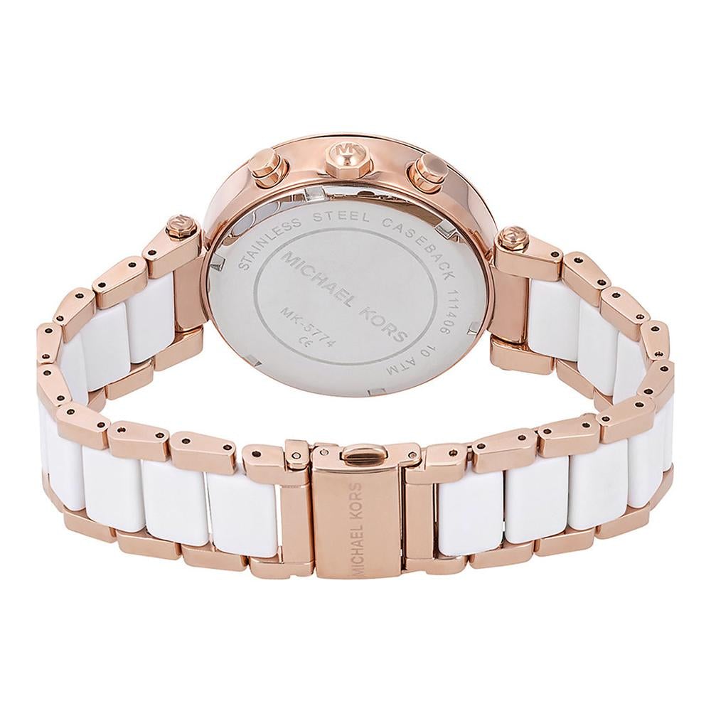 Michael Kors Mk5774 Ladies Parker Rose Gold Chronograph Watch