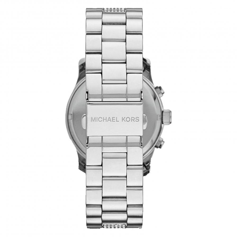 Michael Kors Mk5825 Ladies Runway Silver Glitz Watch