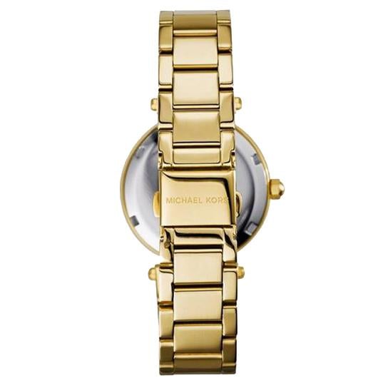 Michael Kors Mk6056 Ladies Mini Parker Gold Chronograph Watch