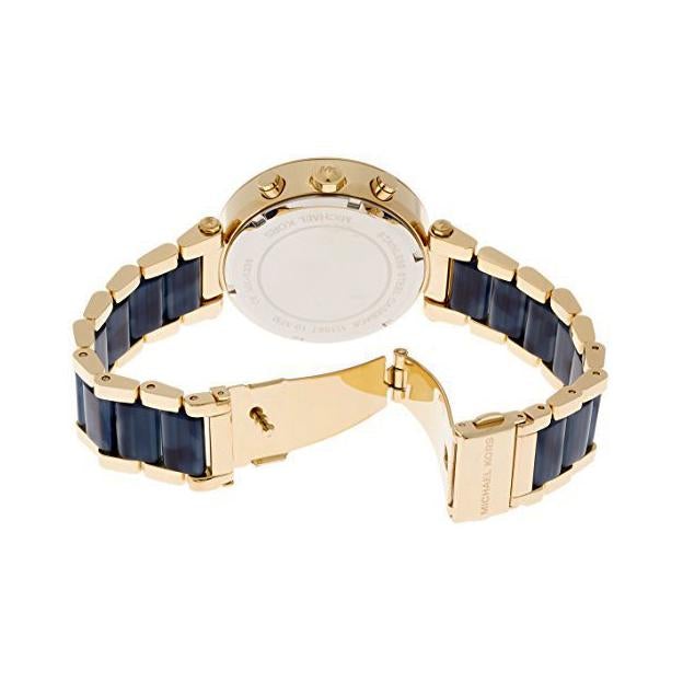 Michael Kors Mk6238 Ladies Parker Two Tone Blue Watch