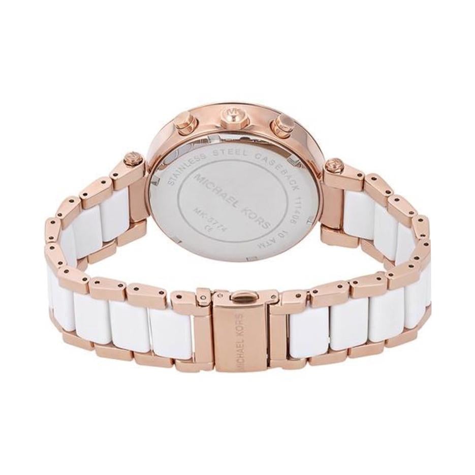 Michael Kors Mk6324 Ladies Ritz Two Tone Rose Gold Watch