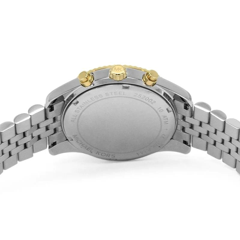 Michael Kors Mk8344 Men S Lexington Chronograph Two Tone Watch