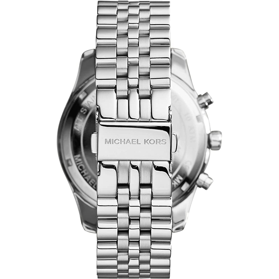 Michael Kors Mk8405 Men S Lexington Chronograph Silver Watch