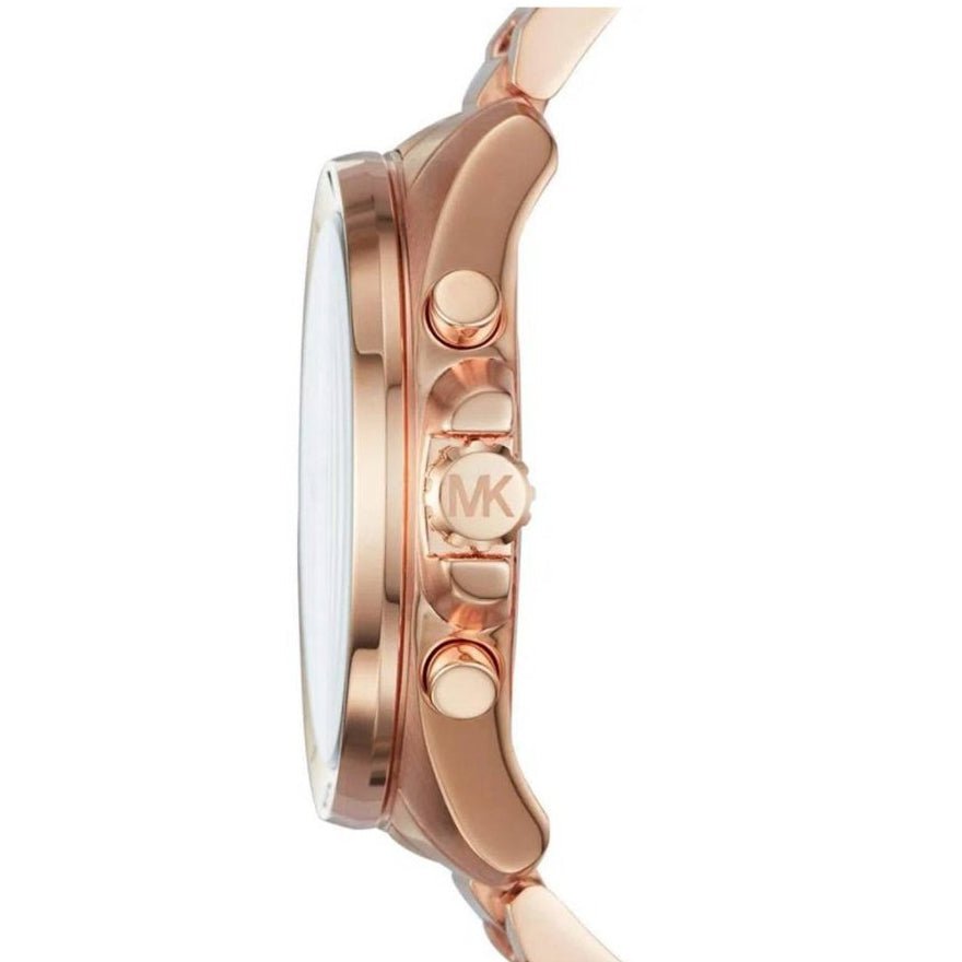 Michael Kors Mk8563 Men S Brecken Chronograph Rose Gold Watch