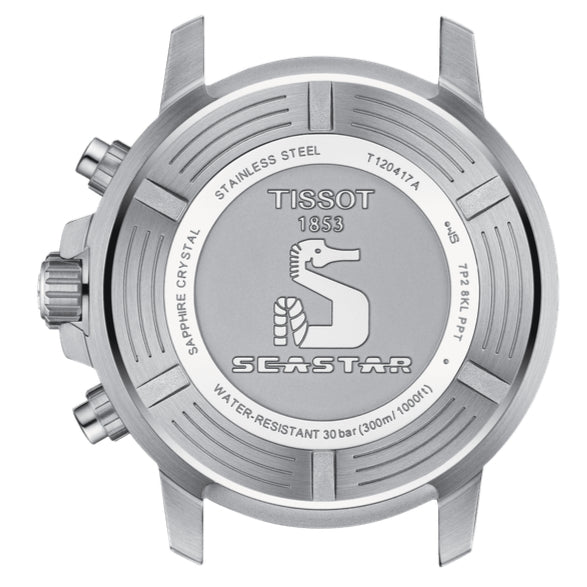 Tissot Seastar 1000 Chrono Mens Black Watch T120 417 17 081 01
