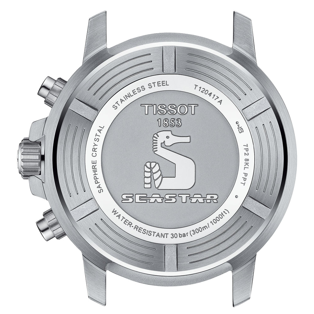 Tissot Seastar 1000 Chronograph Mens Blue Watch T120 417 17 041 00