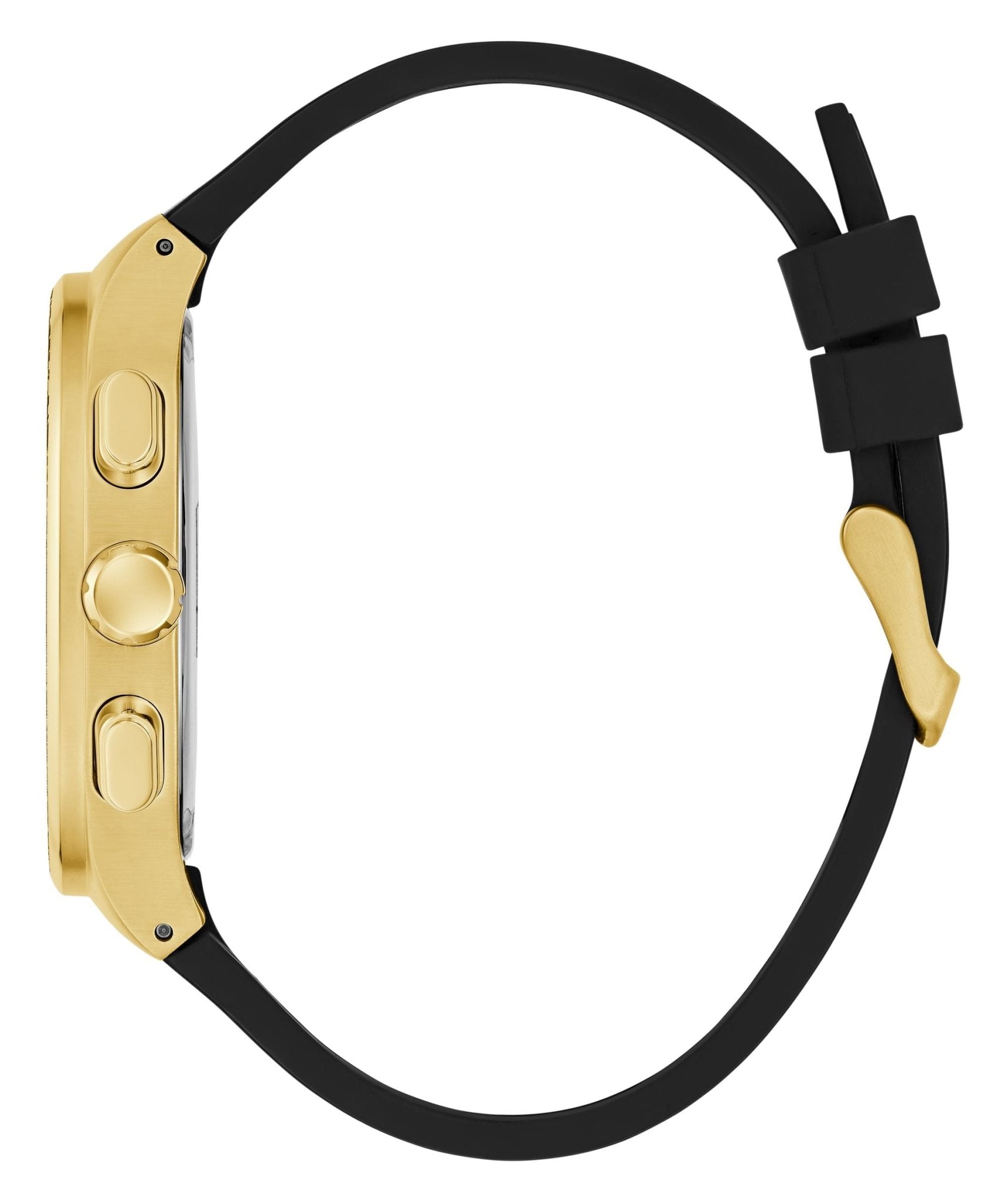 Gents Catrin Gold Tone Silicone Watch Gw0784g1