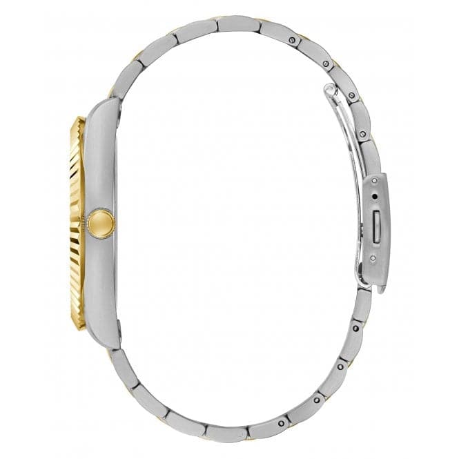 Guess Watches Gents Connoisseur Stainless Steel 2 Tone Watch Gw0265g8
