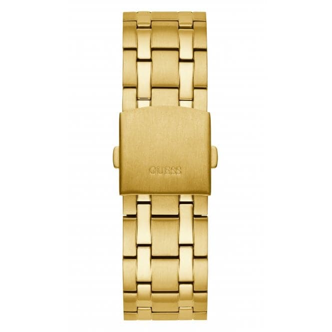 Guess Watches Gents Continental Gold Tone Watch Gw0260g4