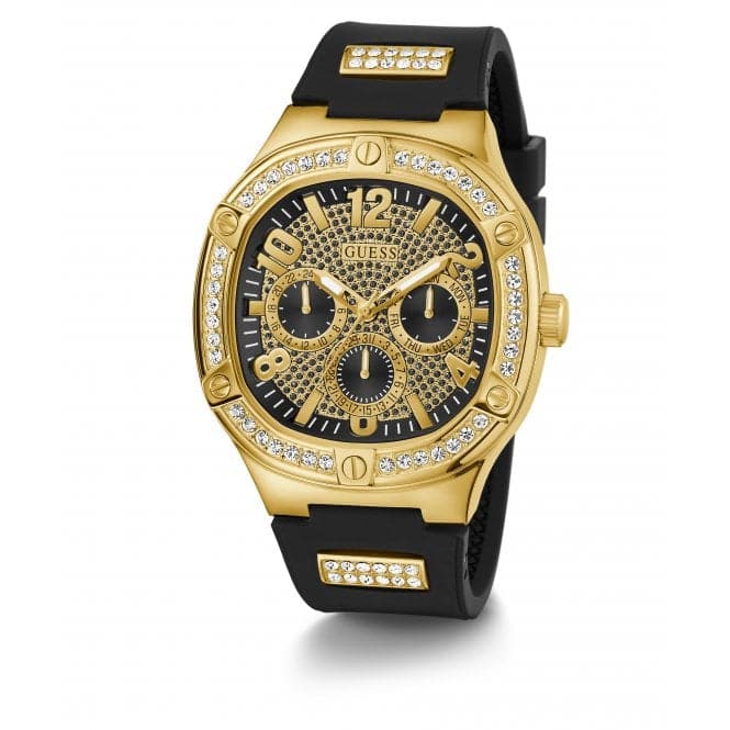 Guess Watches Gents Duke Gold Tone Watch Gw0641g2