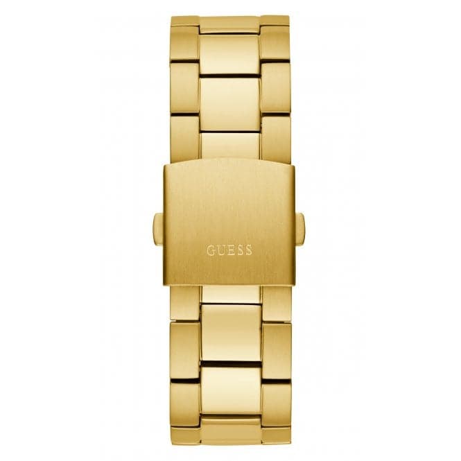 Guess Watches Gents Edge Stainless Steel Gold Watch Gw0539g2