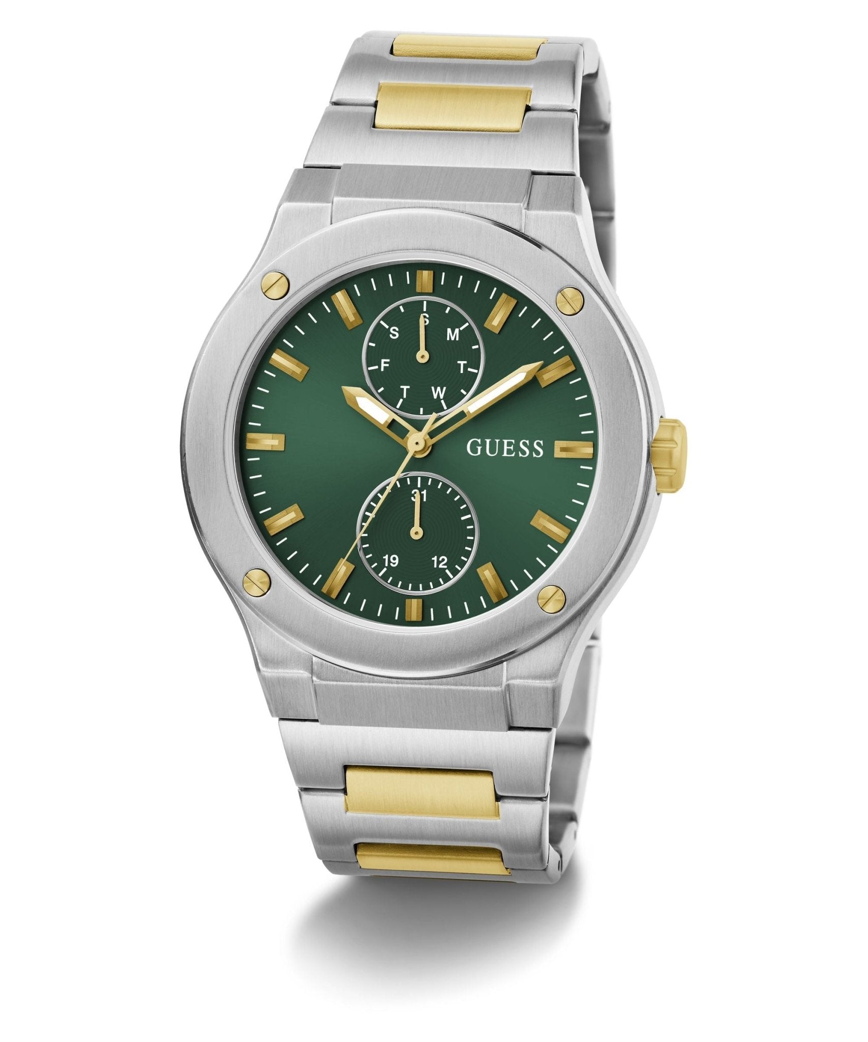 Gents Jet Silver Tone Stainless Steel Watch Gw0795g1