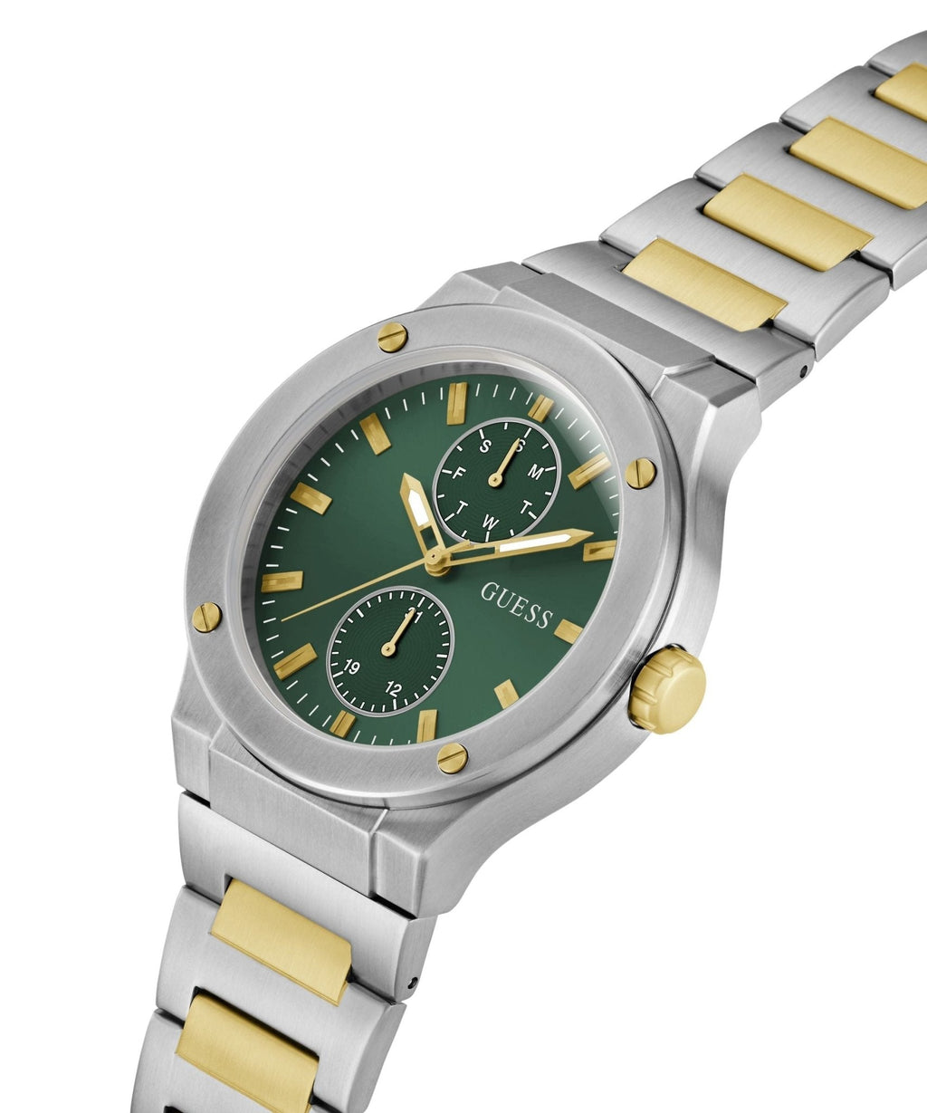 Gents Jet Silver Tone Stainless Steel Watch Gw0795g1