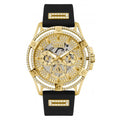 Guess Watches Gents King Stainless Steel Gold Watch Gw0537g2