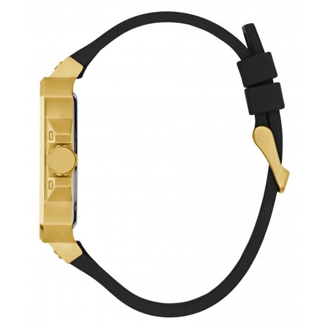 Guess Watches Gents Leo Gold Tone Watch Gw0637g2