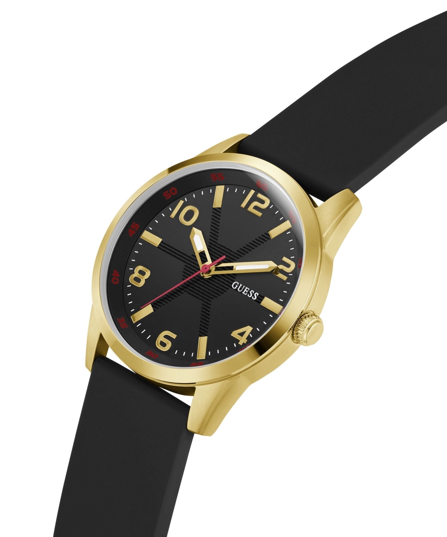 Gents Monte Gold Tone Silicone Watch Gw0805g2
