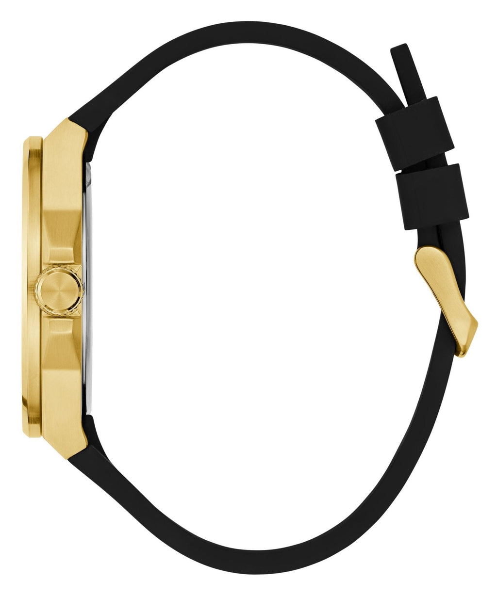 Gents Vinyl Gold Tone Silicone Watch Gw0790g1