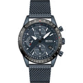 Hugo Boss Mens 1513887 Chronograph Blue Pilot Edition Watch