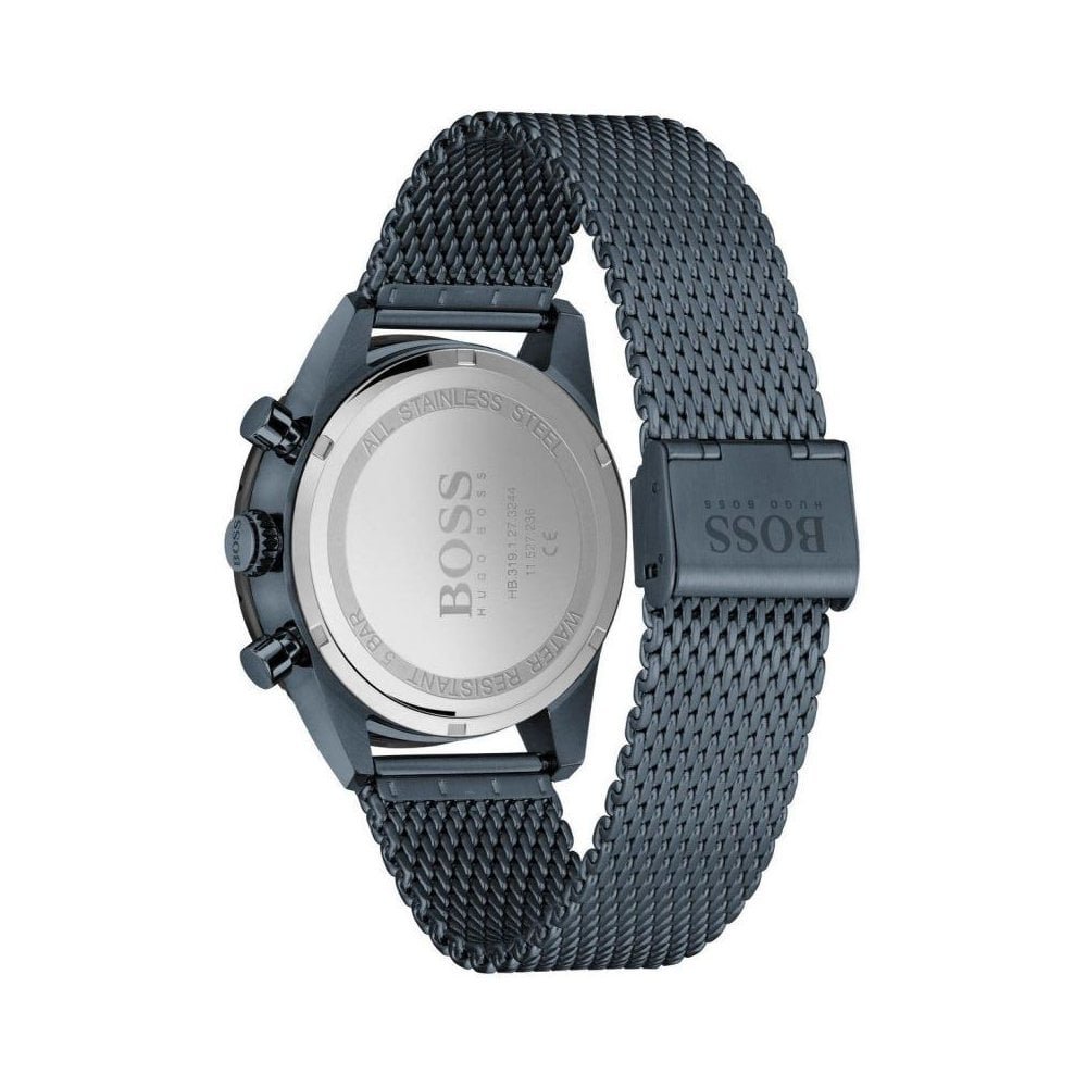 Hugo Boss Mens 1513887 Chronograph Blue Pilot Edition Watch
