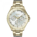 Hugo Boss Womens 1502445 Premiere Gold Tone Stainless Steel Watch