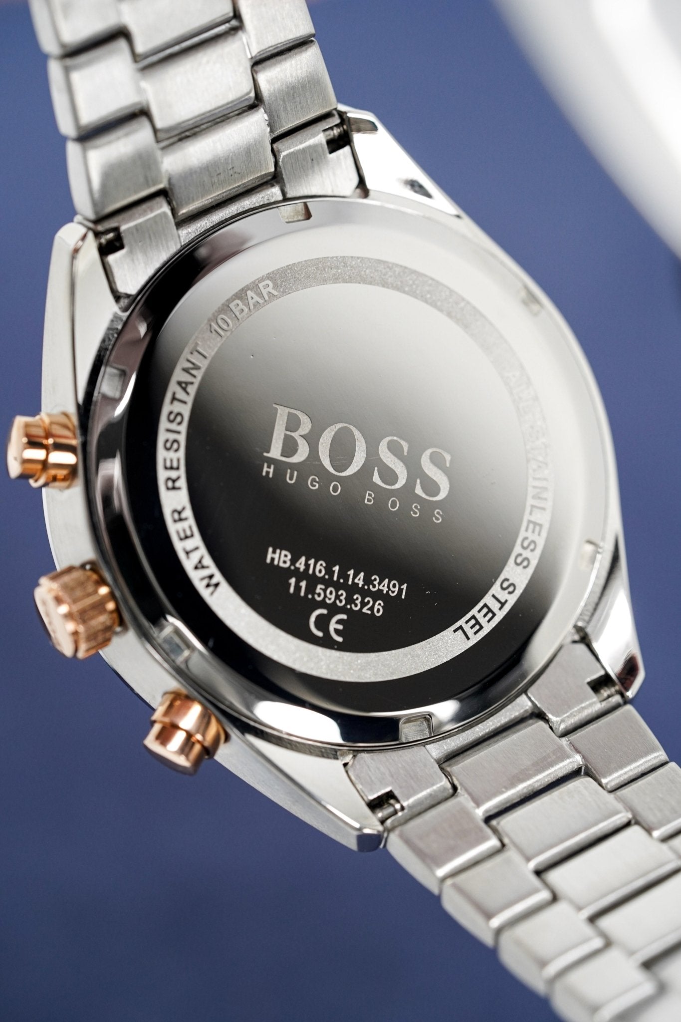 Hugo Boss Men S Watch Champion Two Tone Black Hb1513819