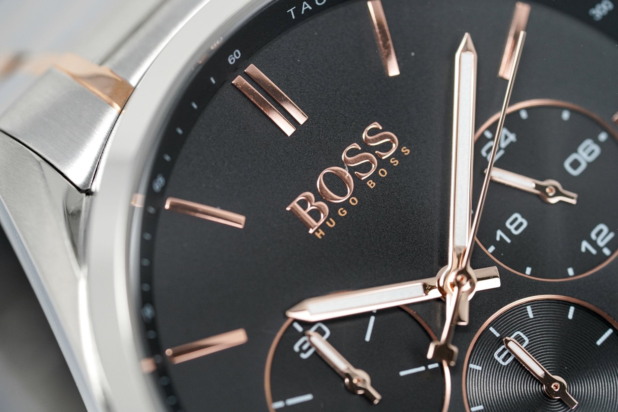 Hugo Boss Men S Watch Champion Two Tone Black Hb1513819
