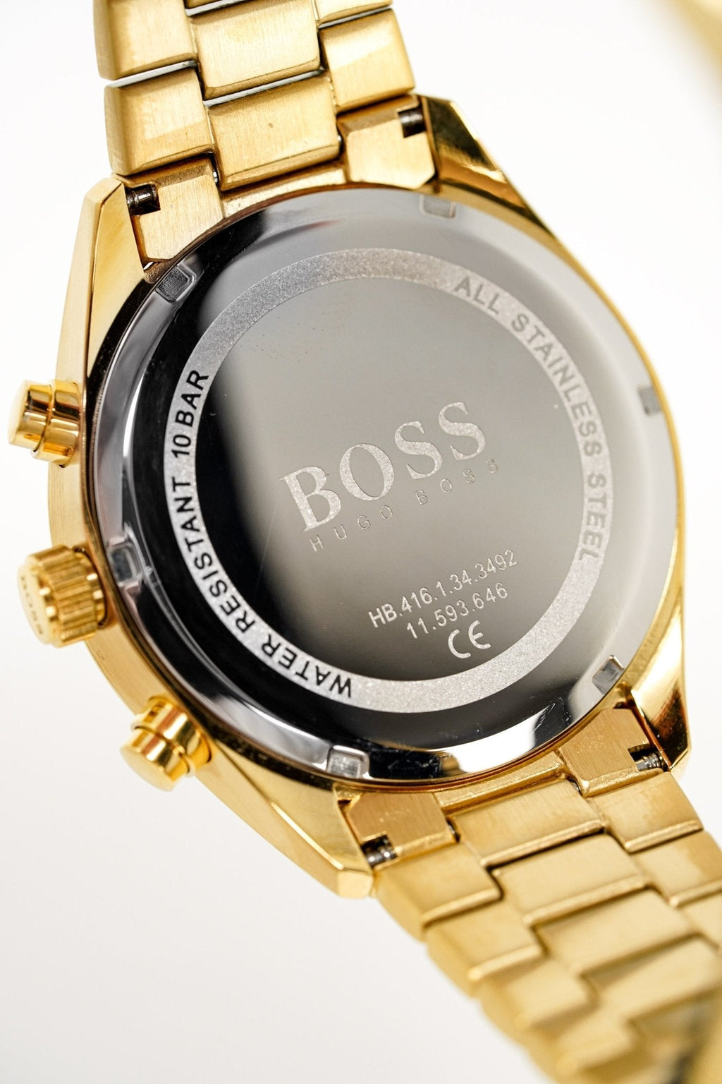 Hugo Boss Men S Watch Champion Yellow Gold Hb1513848