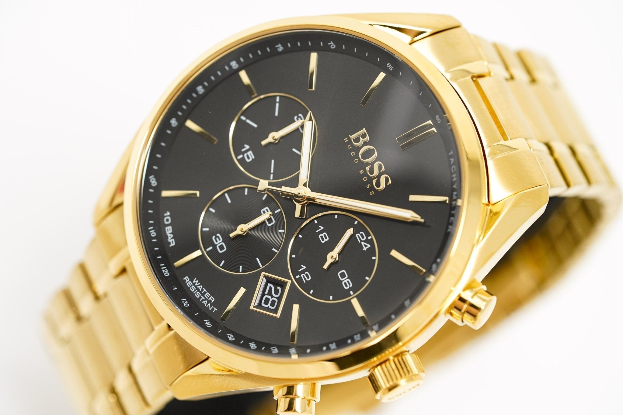 Hugo Boss Men S Watch Champion Yellow Gold Hb1513848