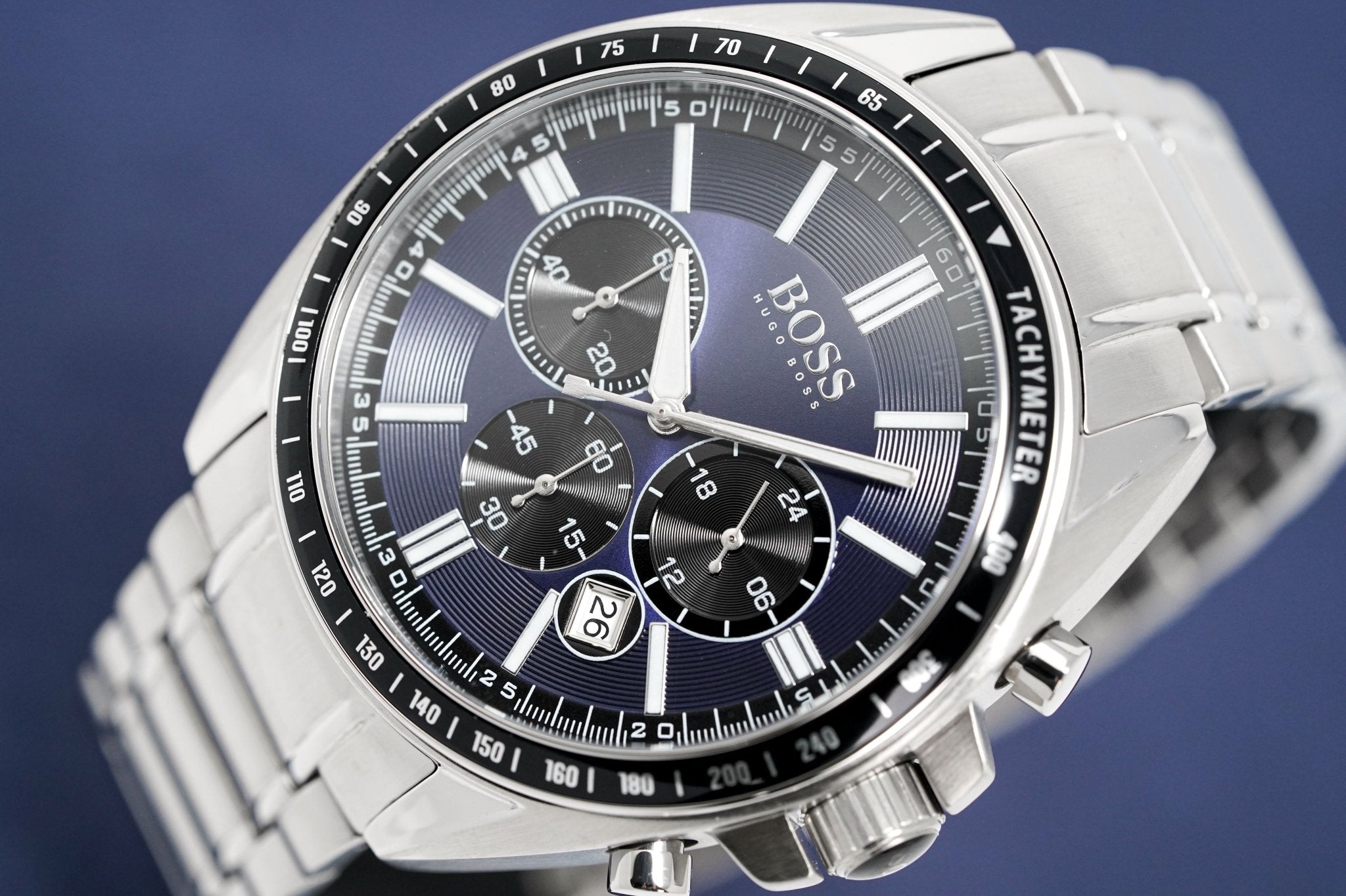Hugo Boss Men S Watch Chronograph Driver Blue Hb1513081