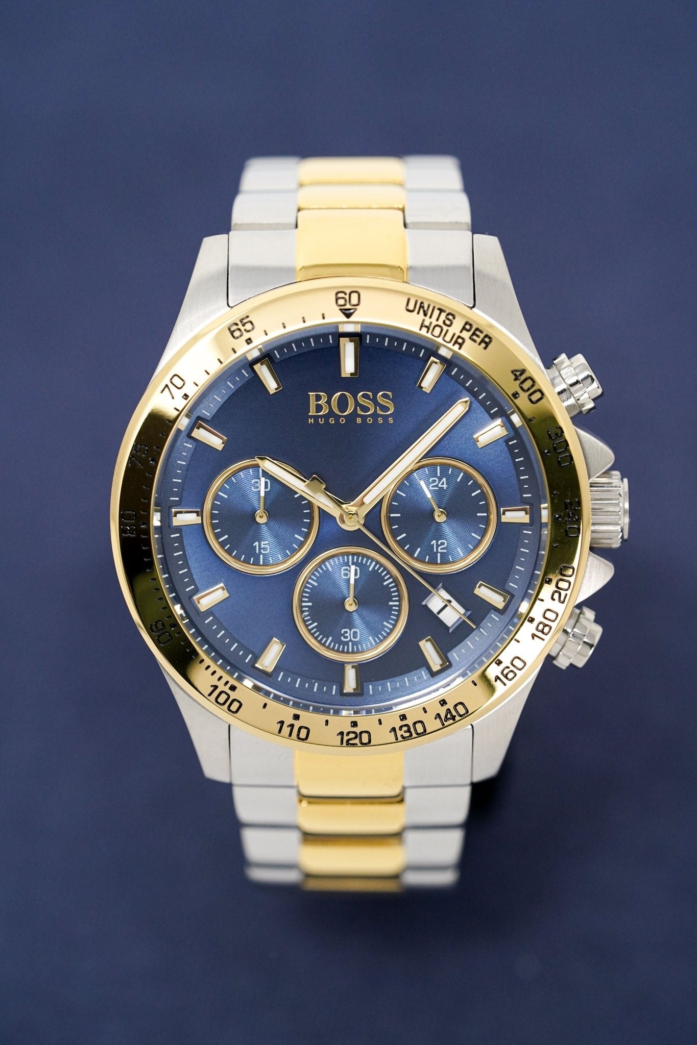 Hugo Boss Watch Chronograph Hero Two Tone Blue Hb1513767