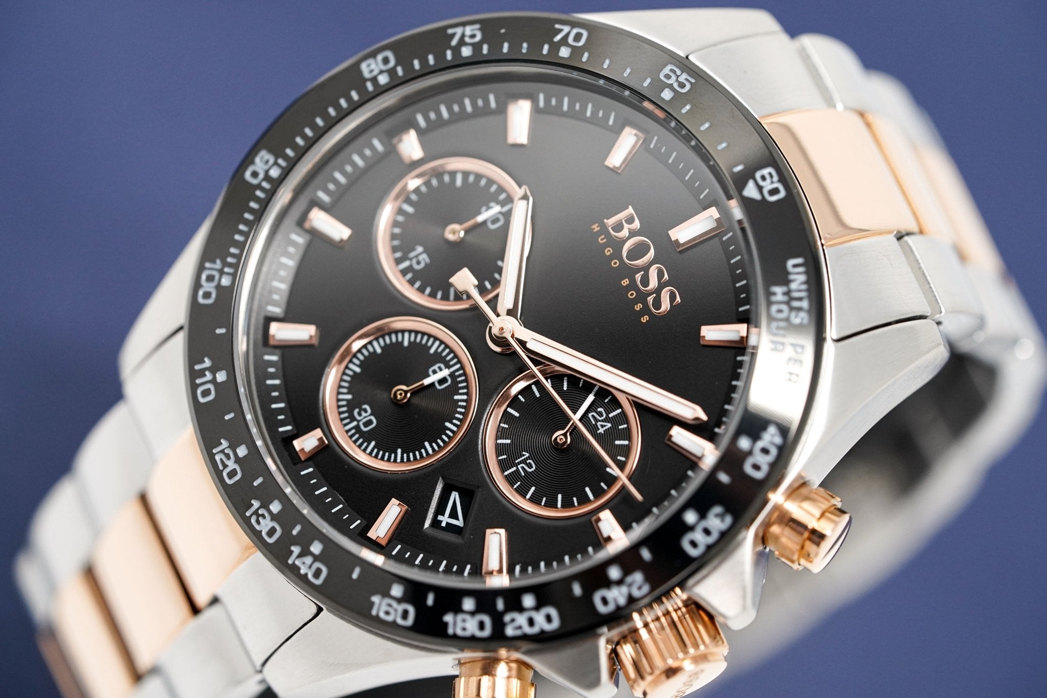 Hugo Boss Men S Watch Chronograph Hero Two Tone Hb1513757