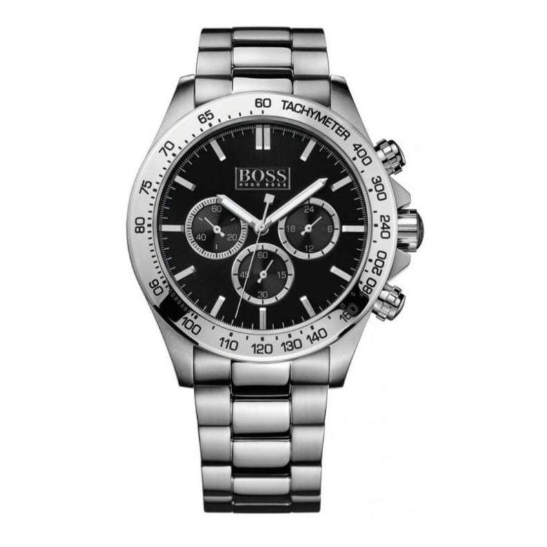 Hugo Boss Men S Watch Chronograph Ikon Black Hb1512965