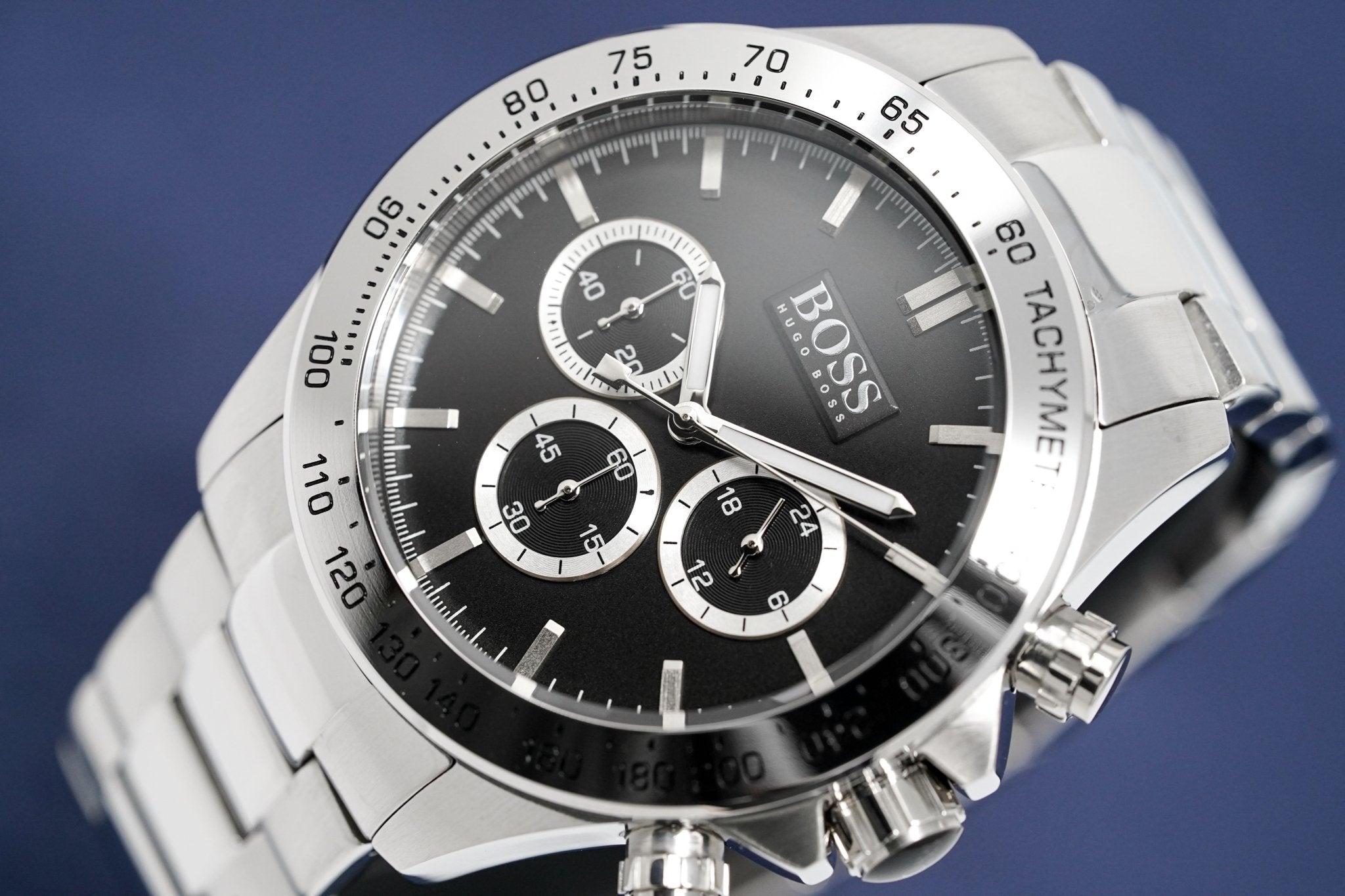 Hugo Boss Men S Watch Chronograph Ikon Black Hb1512965