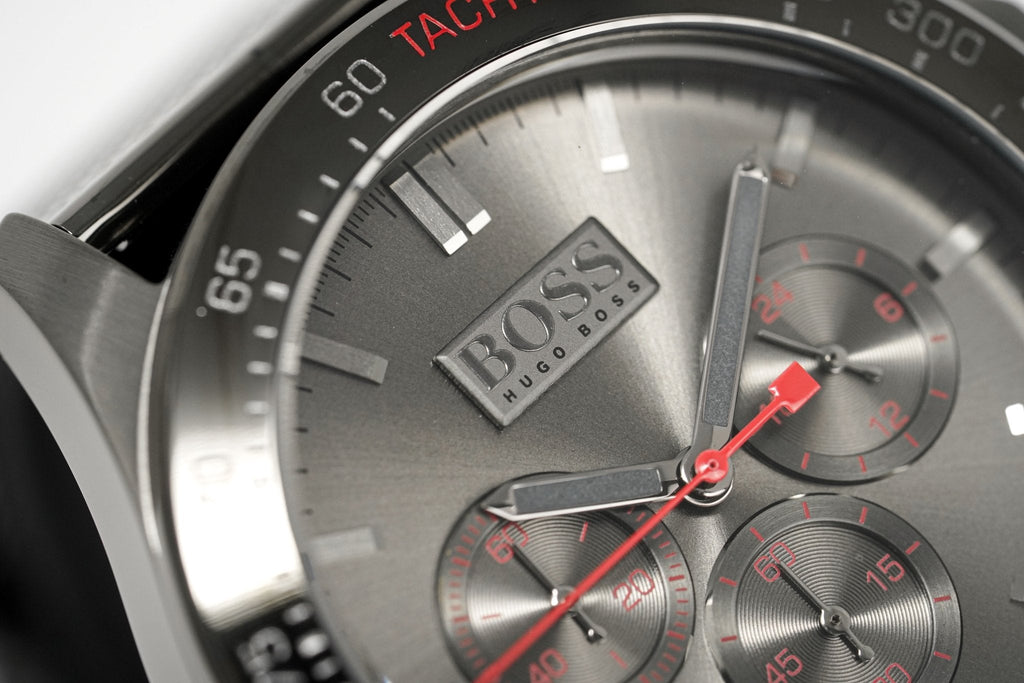 Hugo Boss Men S Watch Chronograph Ikon Grey Mesh Hb1513443