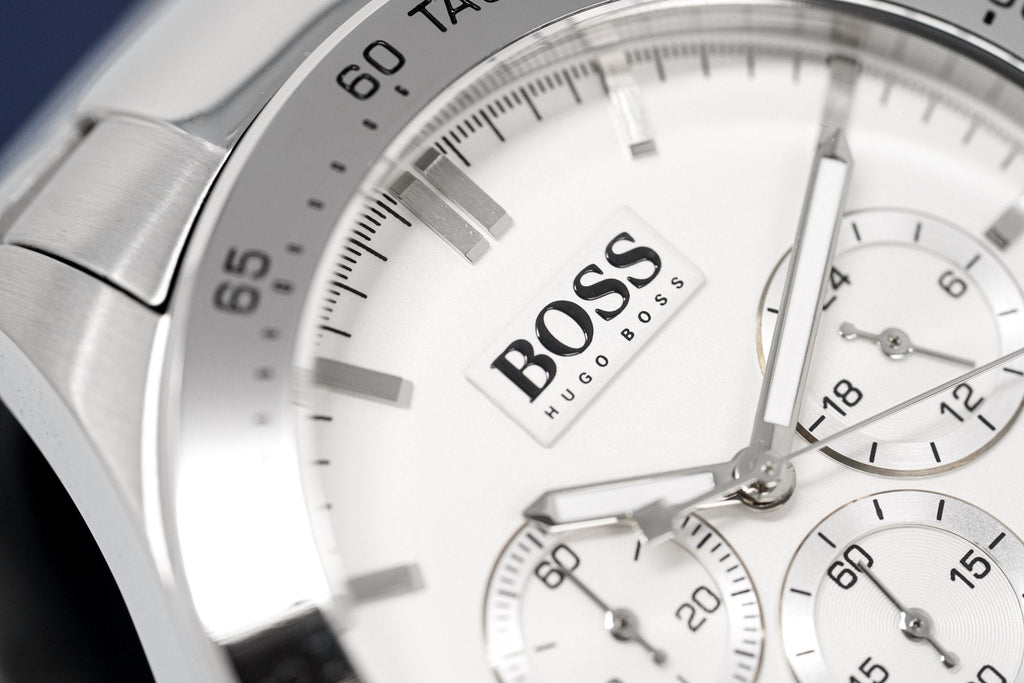 Hugo Boss Men S Watch Chronograph Ikon Silver Hb1512962