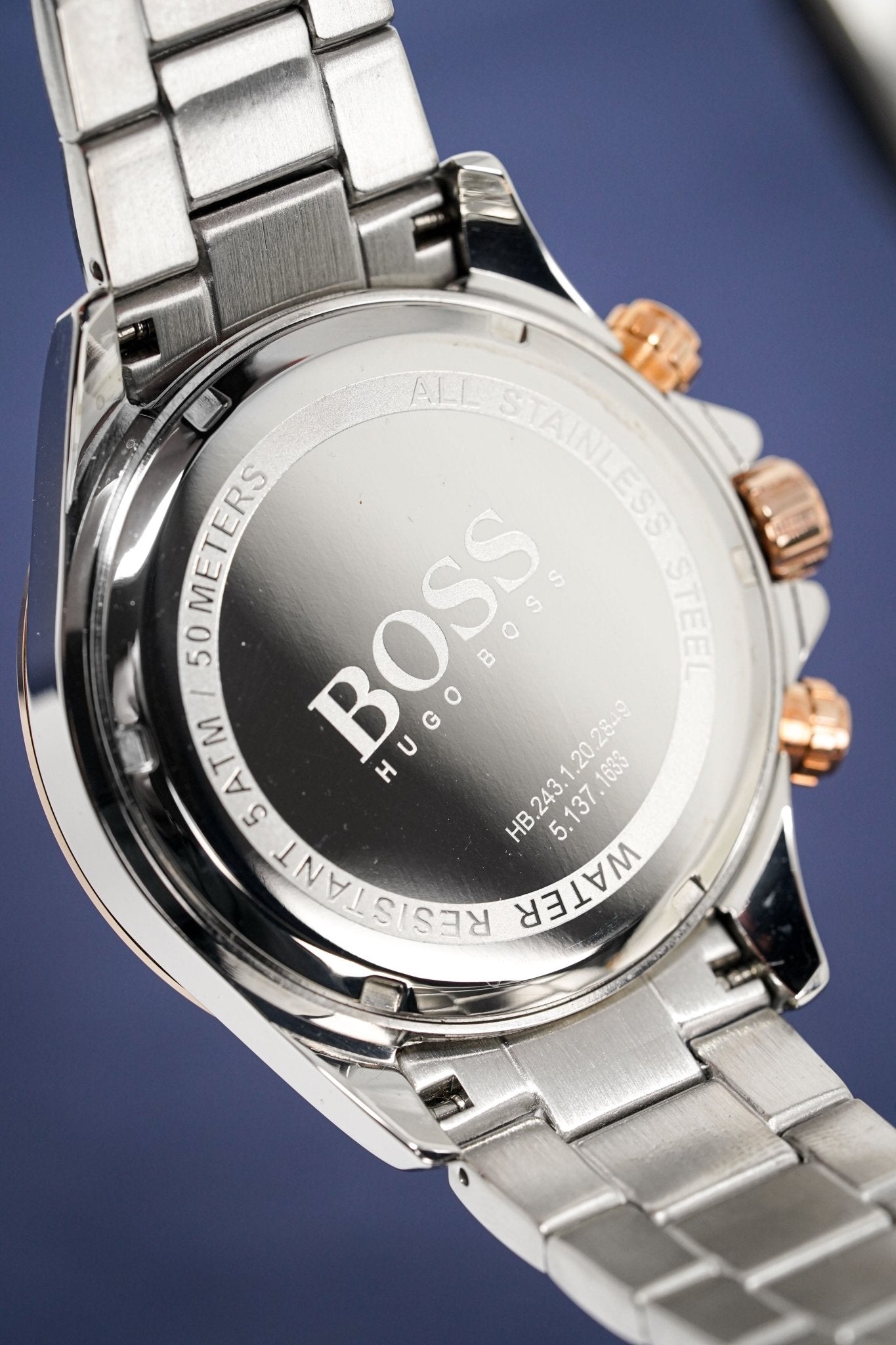 Hugo Boss Men S Watch Chronograph Ikon Two Tone Hb1513339