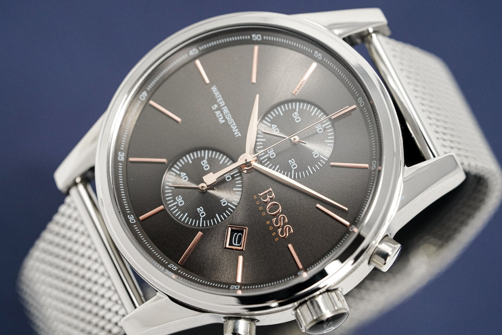 Hugo Boss Men S Watch Chronograph Jet Grey Hb1513440