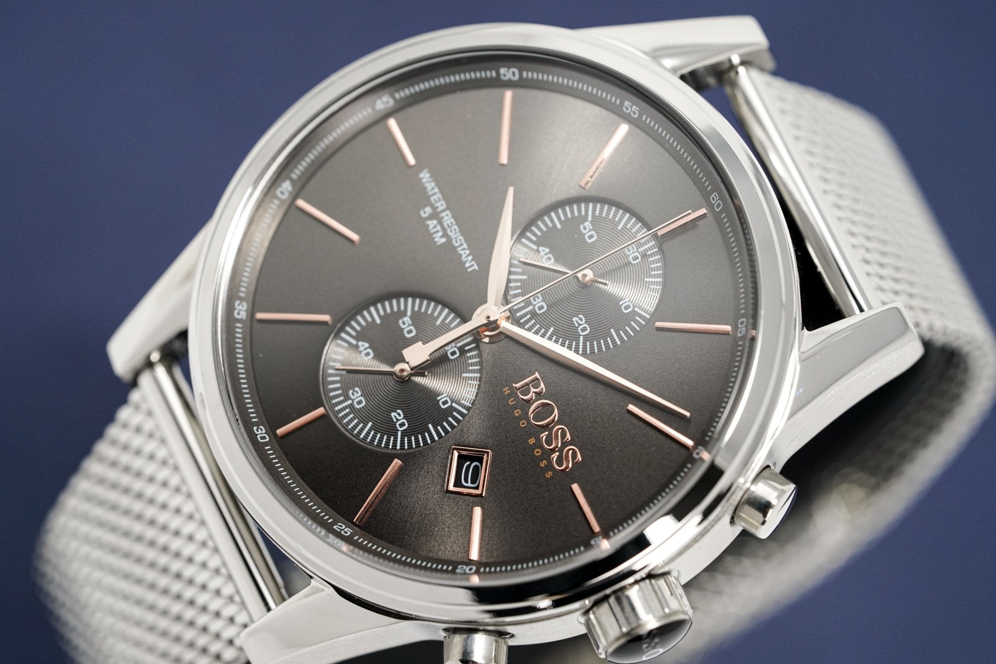 Hugo Boss Men S Watch Chronograph Jet Grey Hb1513440