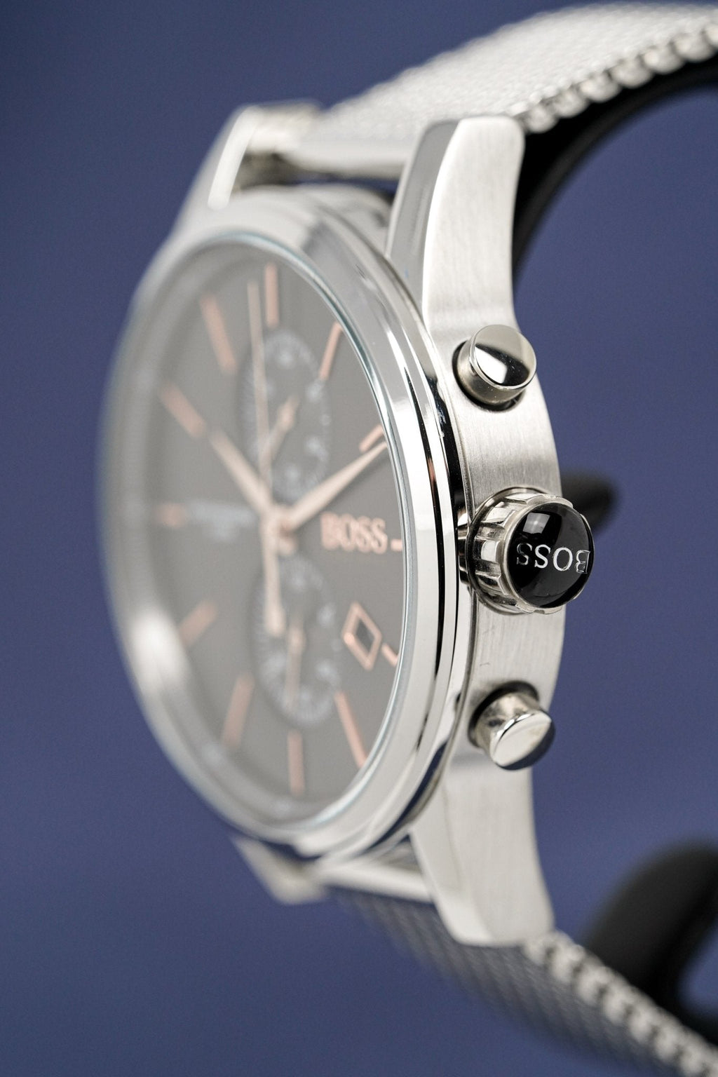 Hugo Boss Men S Watch Chronograph Jet Grey Hb1513440