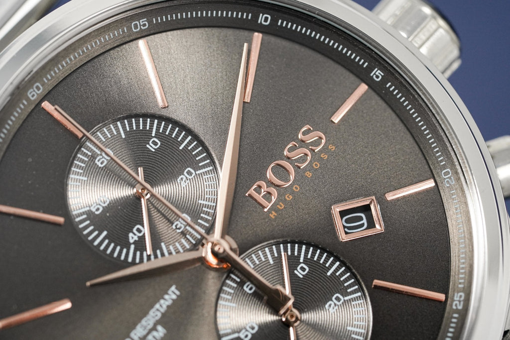 Hugo Boss Men S Watch Chronograph Jet Grey Hb1513440