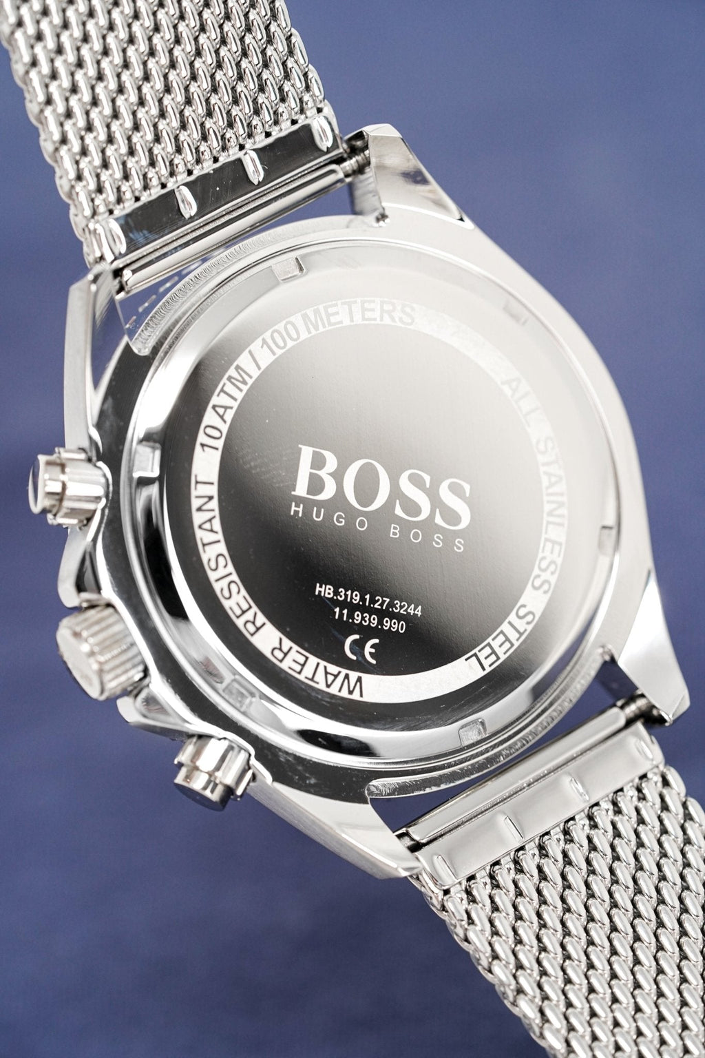 Hugo Boss Men S Watch Chronograph Ocean Edition Black Hb1513701