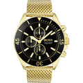 Hugo Boss Men S Watch Chronograph Ocean Edition Gold Hb1513703