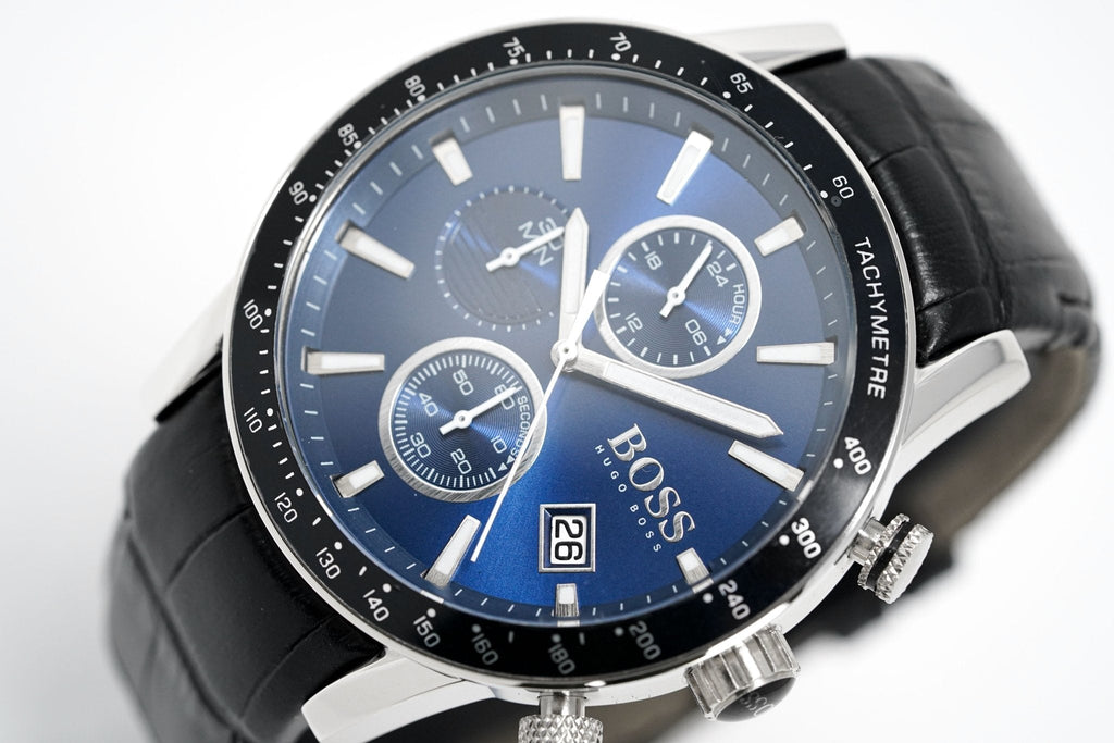 Hugo Boss Men S Watch Chronograph Rafale Blue Hb1513391