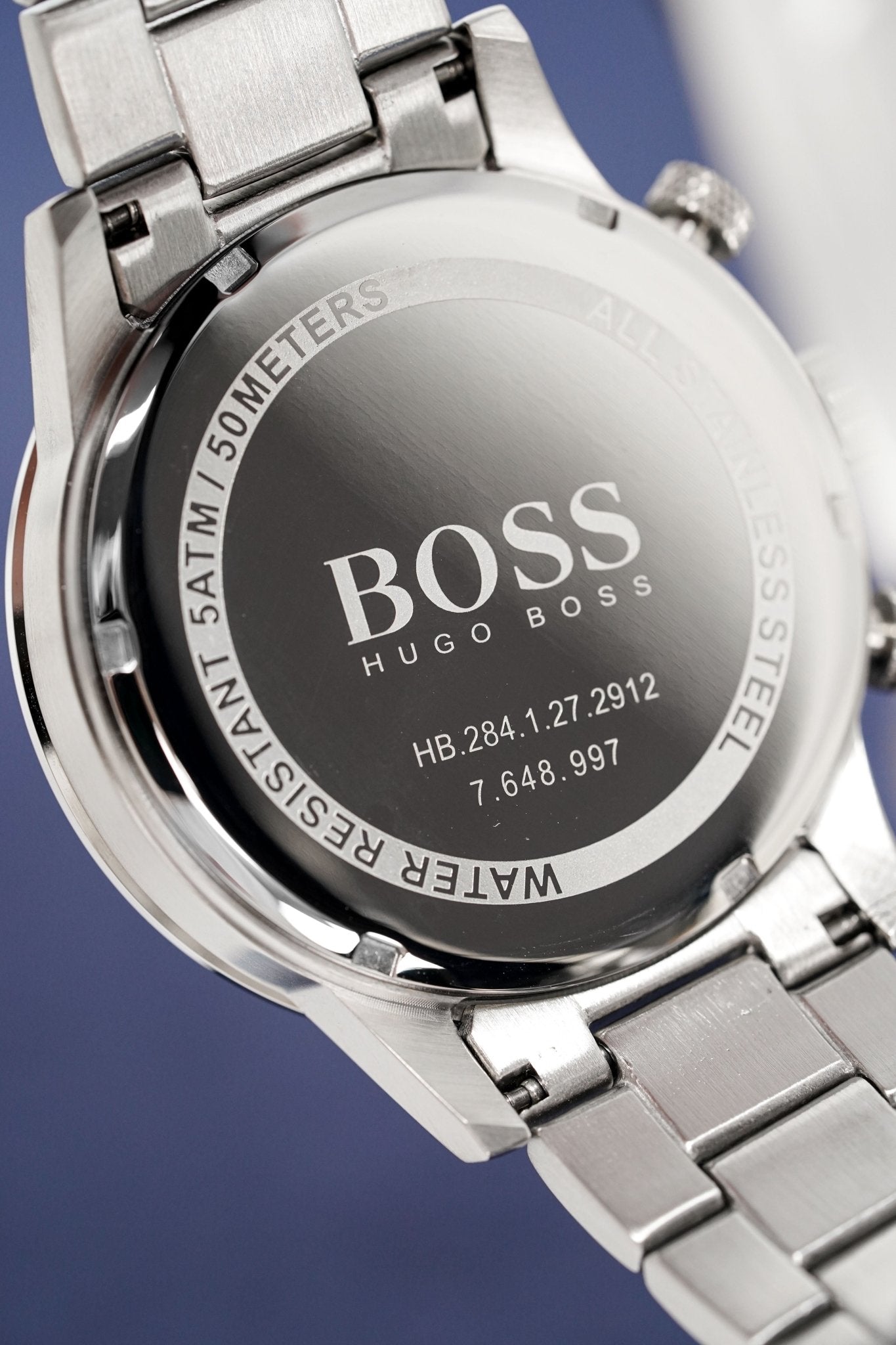 Hugo Boss Men S Watch Chronograph Rafale Blue Hb1513510