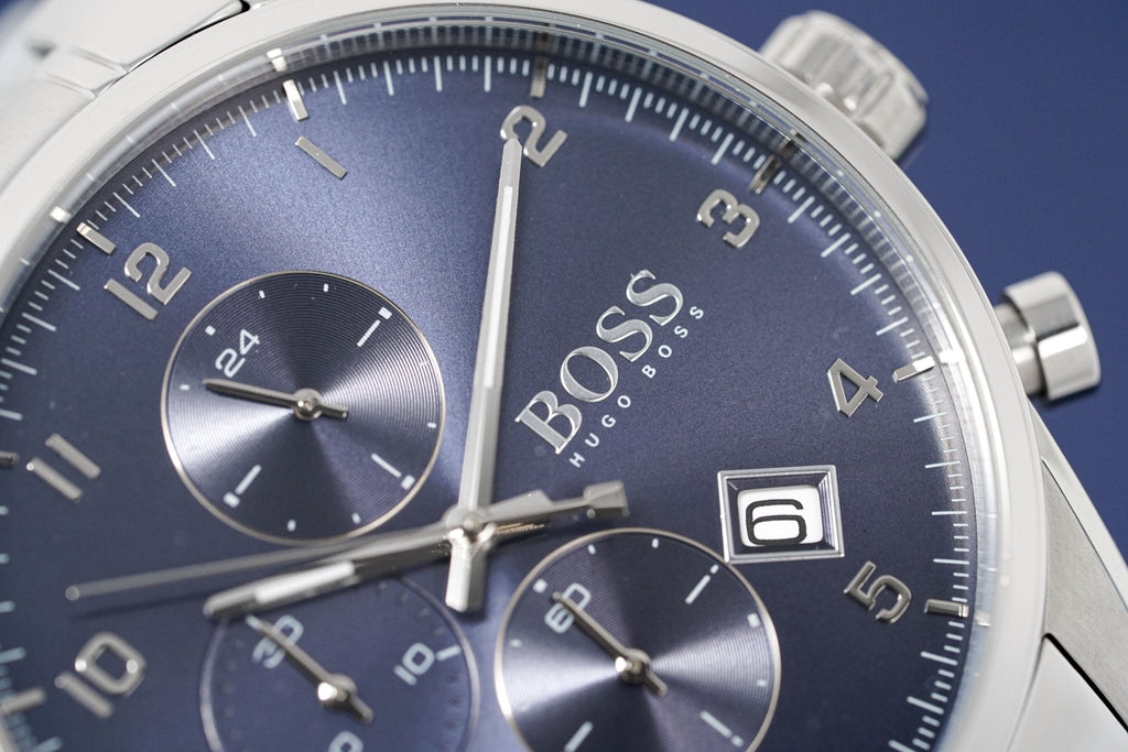 Hugo Boss Men S Watch Chronograph Skymaster Blue Hb1513784