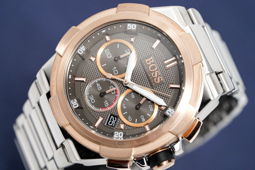 Hugo Boss Men S Watch Chronograph Supernova Grey Hb1513362