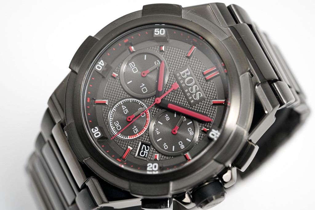 Hugo Boss Men S Watch Chronograph Supernova Gun Metal Hb1513361